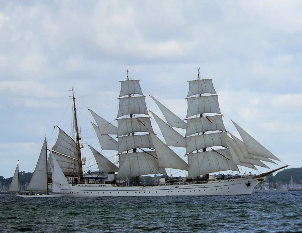 Gorch Fock II a vela